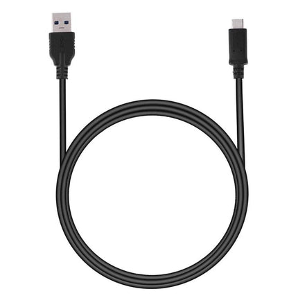 A Cable for Everyday Device Links at Home and Work — black USB to micro‑USB cable for charging and data transfer between laptops, smartphones, and tablets