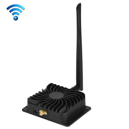 EDUP WiFi Signal Extender for Improved Home Connectivity black external antenna unit boosting home wireless coverage