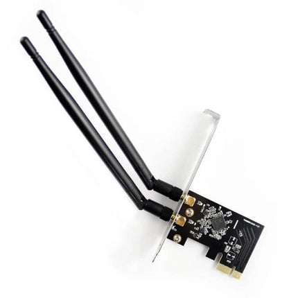 EDUP Dual-Band Wireless Adapter for Windows Computers – PCIe card with dual external antennas for improved 2.4GHz and 5.0GHz WiFi