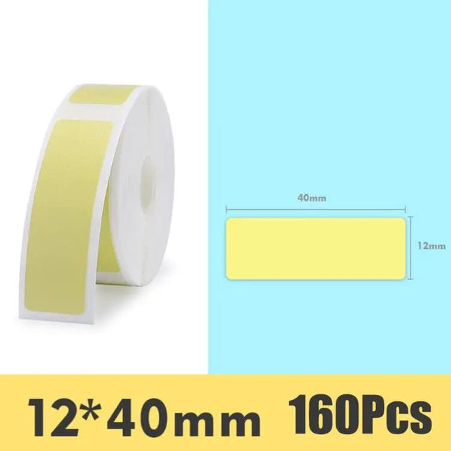 Durable Barcode Printing Stickers in Assorted Colors for Labeling
