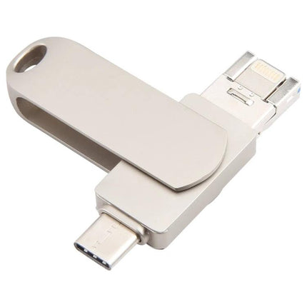 Versatile USB Drive for Daily File Storage and Transfer - compact dual-tip USB-C and Lightning drive for quick photo, video, and document transfers