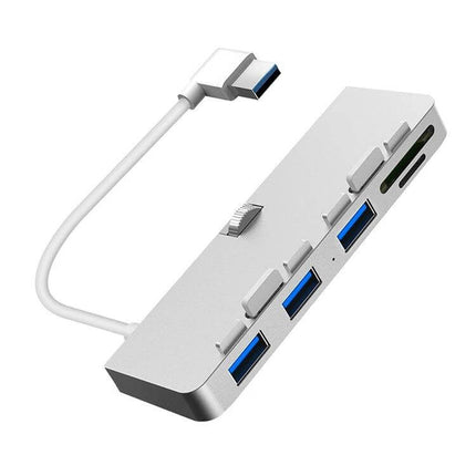Rocketek USB Hub for iMac with Multiple Ports and Card Slots slim aluminum hub with USB-A and card readers