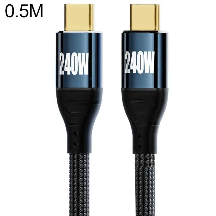 PD 240W Type-C to Type-C Fast Charge Data Cable 0.5m to 3m