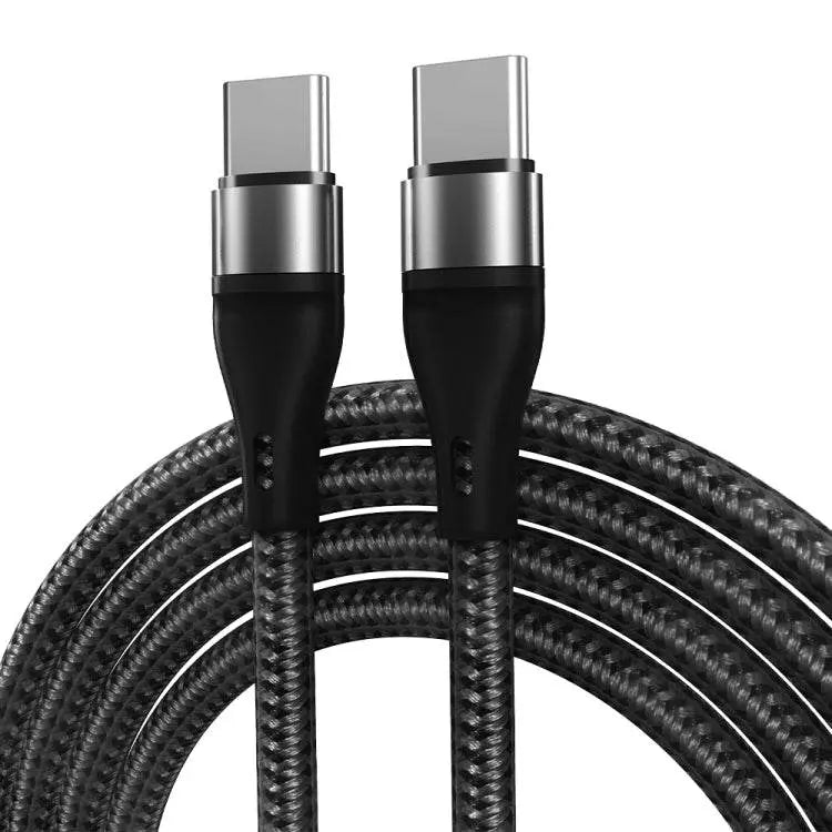 PD 60W USB-C Type-C Fast Charging Nylon Braided Cable 1m 2m