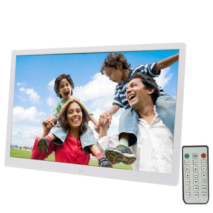Allwinner Technology 17-Inch Digital Photo Frame for Display showing family slideshow on 17-inch 1440x900 LED with remote and clock/schedule features