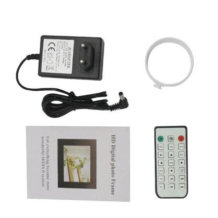 Allwinner Technology 17-Inch Digital Photo Frame for Display accessories kit with power adapter, remote, manual and mounting ring