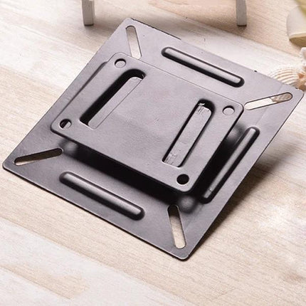 Universal Wall Mount Bracket for Photo Frames and Up to 18.5-Inch Monitors black metal mounting plate for small monitors and photo frames