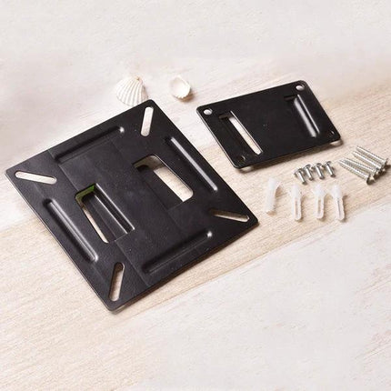 Universal Wall Mount Bracket for Photo Frames and Up to 18.5-Inch Monitors – sturdy metal mounting plate with screws and anchors