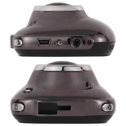 Compact Mini Car Dash Camera for Vehicle Recording and Monitoring - compact 1080P dash cam with 170° wide-angle lens, side ports and buttons