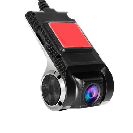 HD Night Vision WiFi Hidden Car Dash Cam for Safe Driving discreet black dash camera with night-vision lens and WiFi connectivity