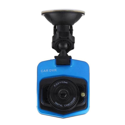 Car Camcorder with 2.4 Inch LCD Screen for Driving Recordings – blue dashboard dashcam with suction mount and clear lens