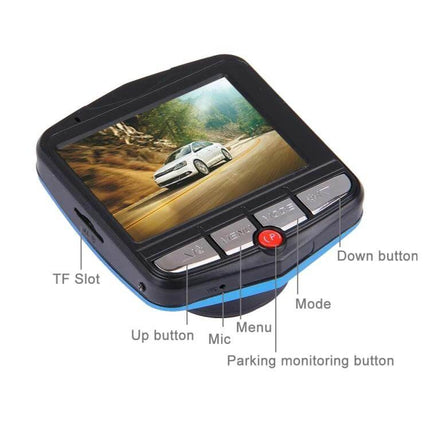 Car Camcorder with 2.4 Inch LCD Screen for Driving Recordings - compact dash camera showing 2.4" screen and control buttons