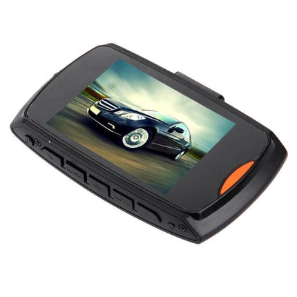 Car DVR Camera with 2.7 Inch LCD Screen for Easy Viewing showing 2.7-inch TFT display playing road footage