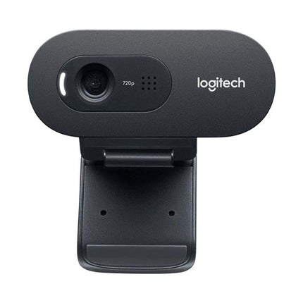 Logitech HD Webcam for Everyday Video Calls and Meetings - front view 720p webcam on clip mount for video calls and online meetings