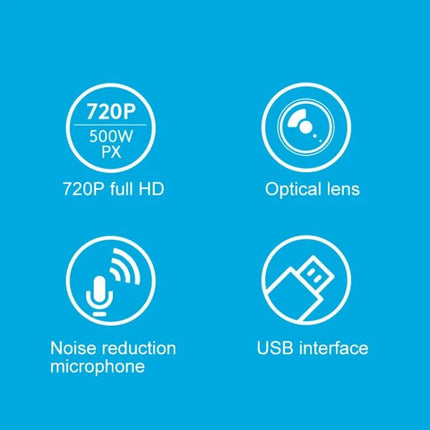 Logitech HD Webcam for Everyday Video Calls and Meetings 720P full HD, optical lens, noise reduction microphone, USB interface