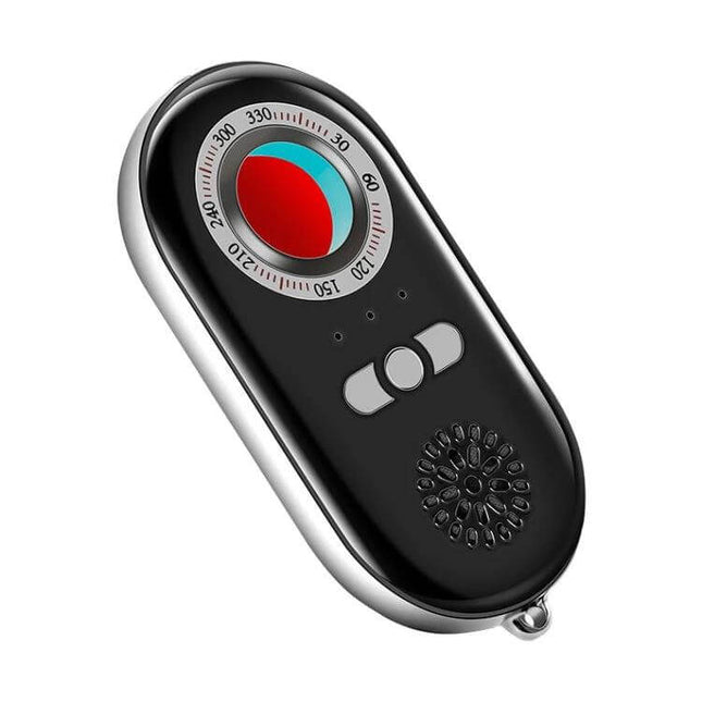 Vibration Security Alarm for Home and Vehicle Protection compact black vibration detector with speaker and control switch