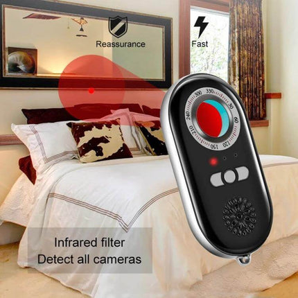 Vibration Security Alarm for Home and Vehicle Protection compact vibration detector placed in bedroom to alert and deter intruders