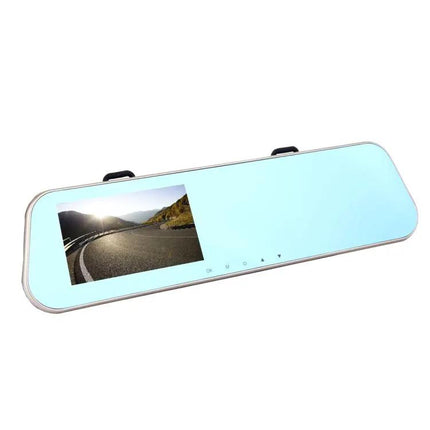Dual Camera Rearview Mirror Dash Cam with Night Vision for Cars | Syndmart