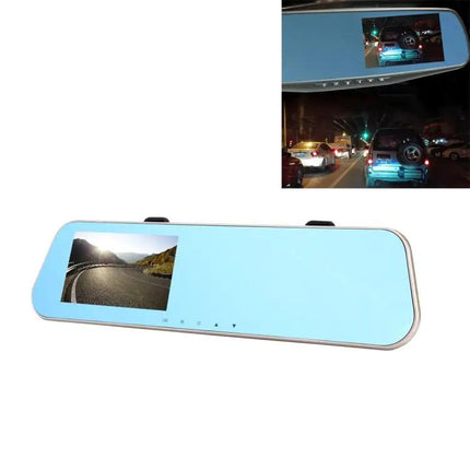 Dual Camera Rearview Mirror Dash Cam with Night Vision for Cars | Syndmart