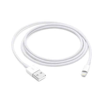 Durable Paper Box for Tablet PC Packaging and Transport - white USB charging cable on white background