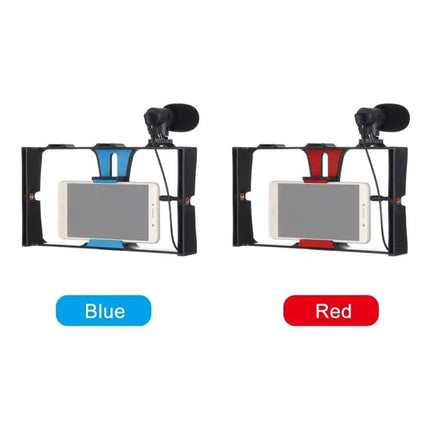 PULUZ Smartphone Video Rig with Microphone for Vlogging