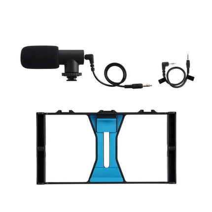 PULUZ Smartphone Video Rig with Microphone for Vlogging