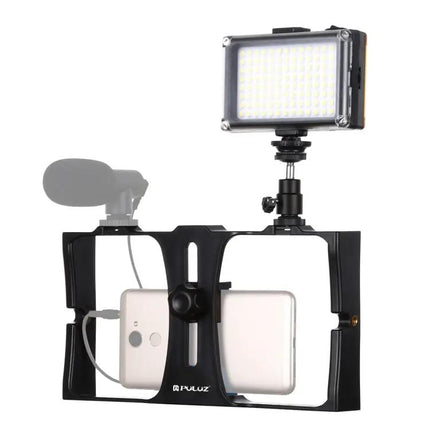 PULUZ Vlogging Rig with LED Light for Smartphones