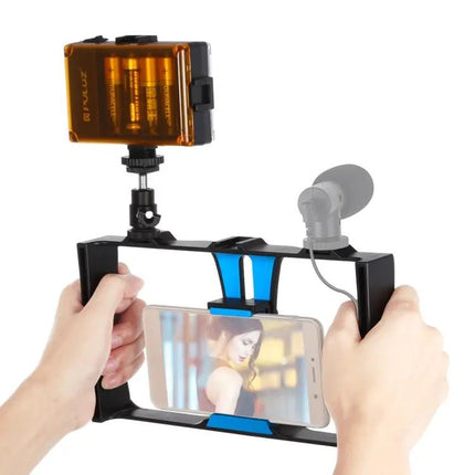 PULUZ Vlogging Rig with LED Light for Smartphones