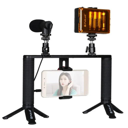 PULUZ Aluminum Video Rig for Smartphone Vlogging and Live Streaming