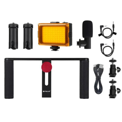 PULUZ Aluminum Video Rig for Smartphone Vlogging and Live Streaming