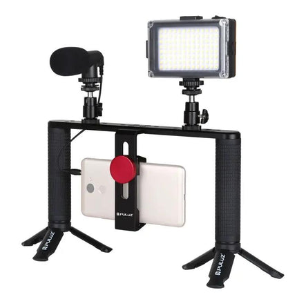 PULUZ Aluminum Video Rig for Smartphone Vlogging and Live Streaming