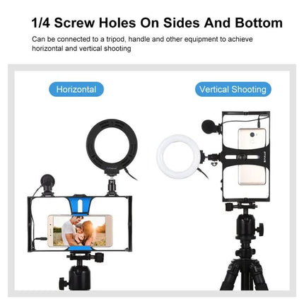 PULUZ 3-in-1 Vlogging Rig for Smartphone Video Recording | Syndmart