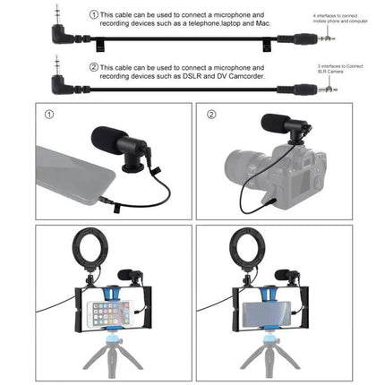 PULUZ 3-in-1 Vlogging Rig for Smartphone Video Recording | Syndmart