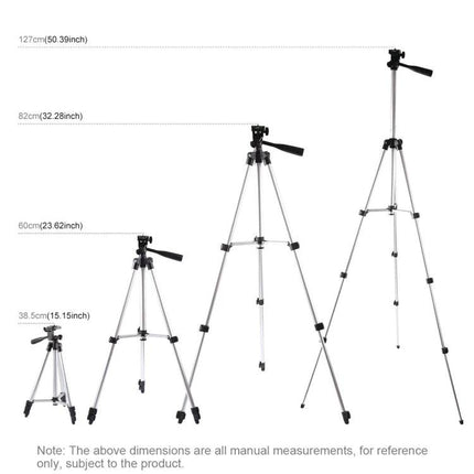 PULUZ Kit for Home Vlogging and Daily Video Sessions lightweight adjustable tripod set with ring light and dual phone bracket