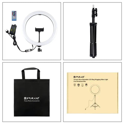 PULUZ Ring Light Kit for Daily Vlogging and Home Photos