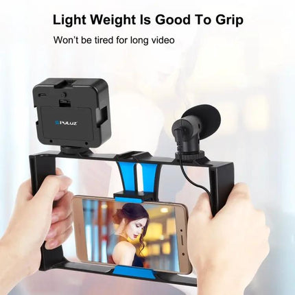 PULUZ 4-in-1 Smartphone Vlogging Kit with LED Light