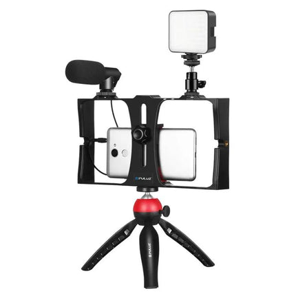 PULUZ 4-in-1 Smartphone Vlogging Kit with LED Light