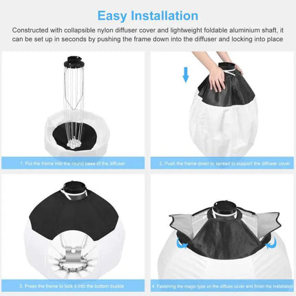 PULUZ Studio Video Light Kit for Photography Sessions