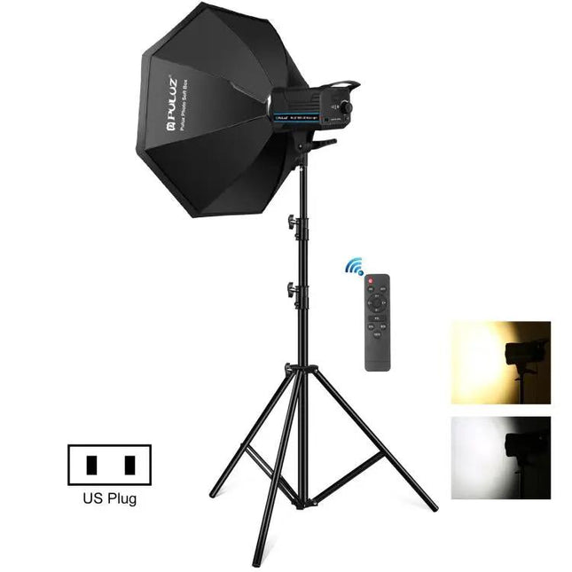 PULUZ 120W Studio Light Kit for Photo and Video Sessions