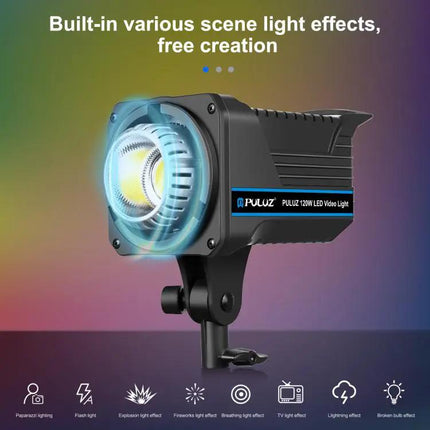 PULUZ 120W Studio Light Kit for Photo and Video Sessions