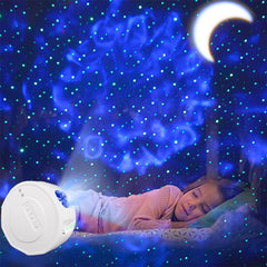 Bluetooth 3-in-1 Starry Sky Music Projector Night Light with Remote Control