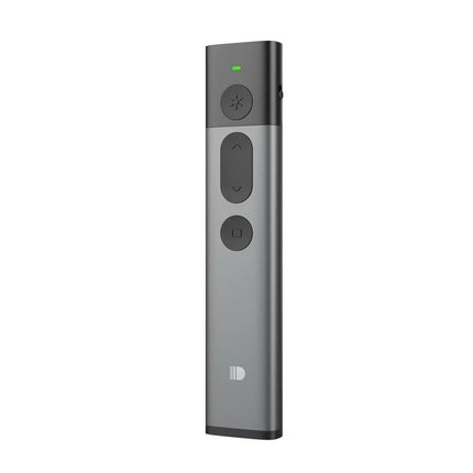 DOOSL Red Laser Wireless Presenter for PowerPoint Navigation – slim gray wireless presenter with red laser and slide control buttons