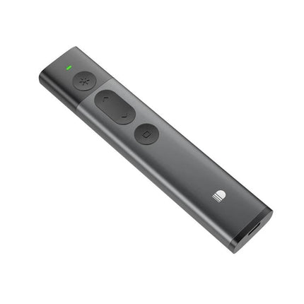 DOOSL Red Laser Wireless Presenter for PowerPoint Navigation - sleek black wireless presenter with red laser pointer and slide control buttons