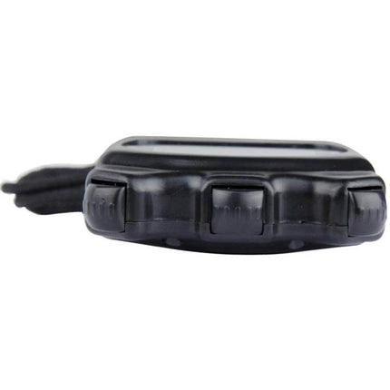 PS50 Stopwatch With Strap For Everyday Sports Timing – compact black digital stopwatch with strap and side buttons for interval timing