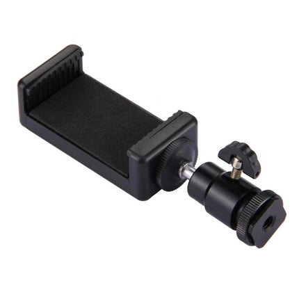 PULUZ Tripod Head for Daily Travel and Home Photography - compact smartphone clamp with mini ball head for quick angle adjustments
