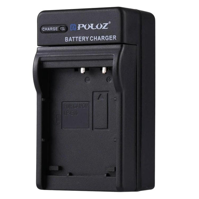 PULUZ EU Plug Battery Charger for Casio CNP130 Devices compact EU plug travel charger with charge indicator and worldwide voltage support