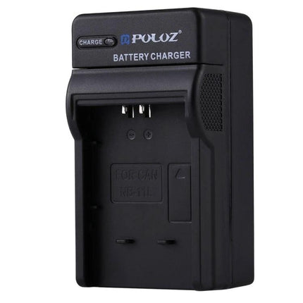 PULUZ EU Plug Battery Charger for Canon NB-11L Camera Batteries - compact EU plug charger for travel and outdoor photography
