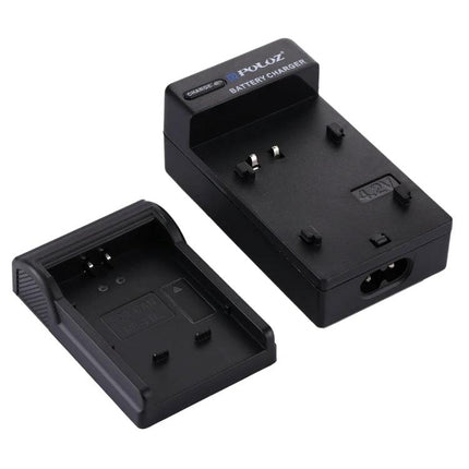 PULUZ EU Plug Battery Charger for Canon NB-11L Camera Batteries black compact EU plug travel charger with battery slot