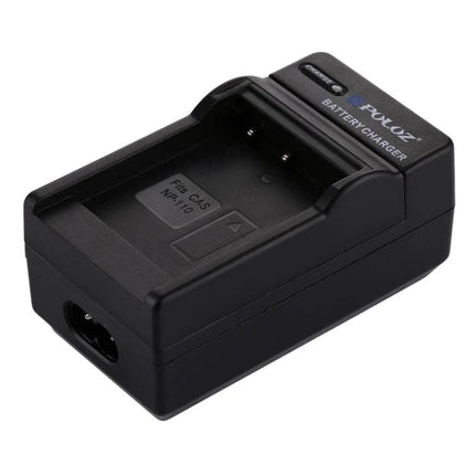 PULUZ Car Charger for Casio NP-110 Digital Camera Battery - black in-car cigarette lighter battery charger for Casio NP-110