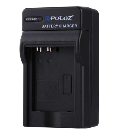 PULUZ Car Charger for Nikon Digital Camera Batteries - compact in-car/AC battery charger compatible with Nikon EN-EL12